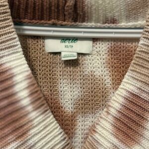 BRAND NEW! Aerie Tie Dye Chunky Knit Oversized V-Neck Sweater